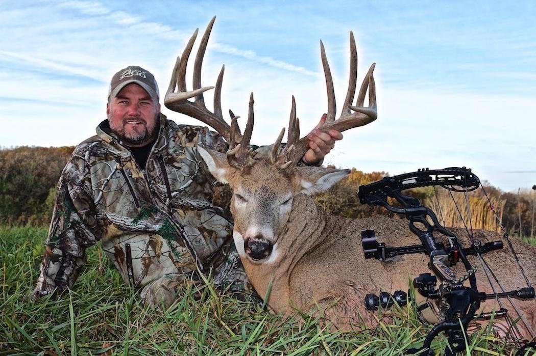 Adam's giant Kansas buck. (Adam Hays photo) Adam's giant Kansas buck. (Adam Hays photo)
