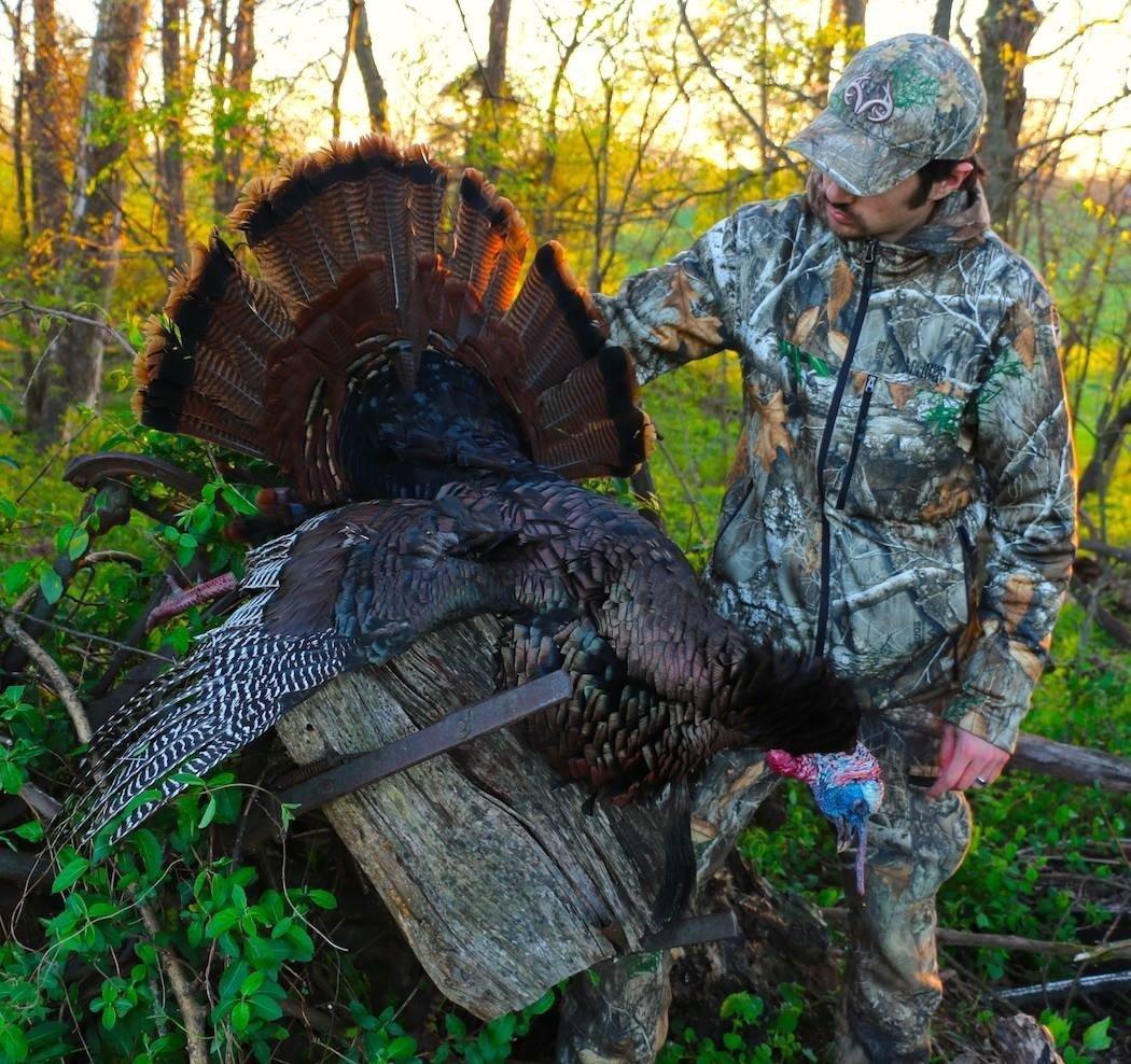 The author poses with his 2019 Kentucky longbeard. (Josh Honeycutt photo)