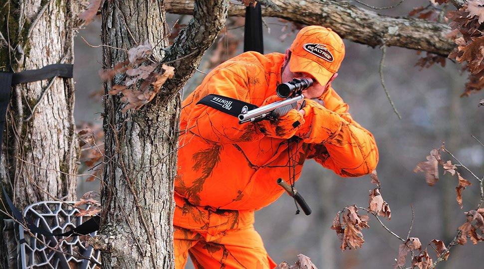 Orange Camo Hunting Leggings - SpreadVera