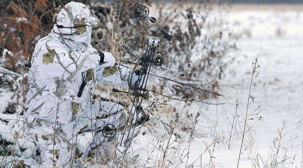 Snow camo cheap hunting jacket