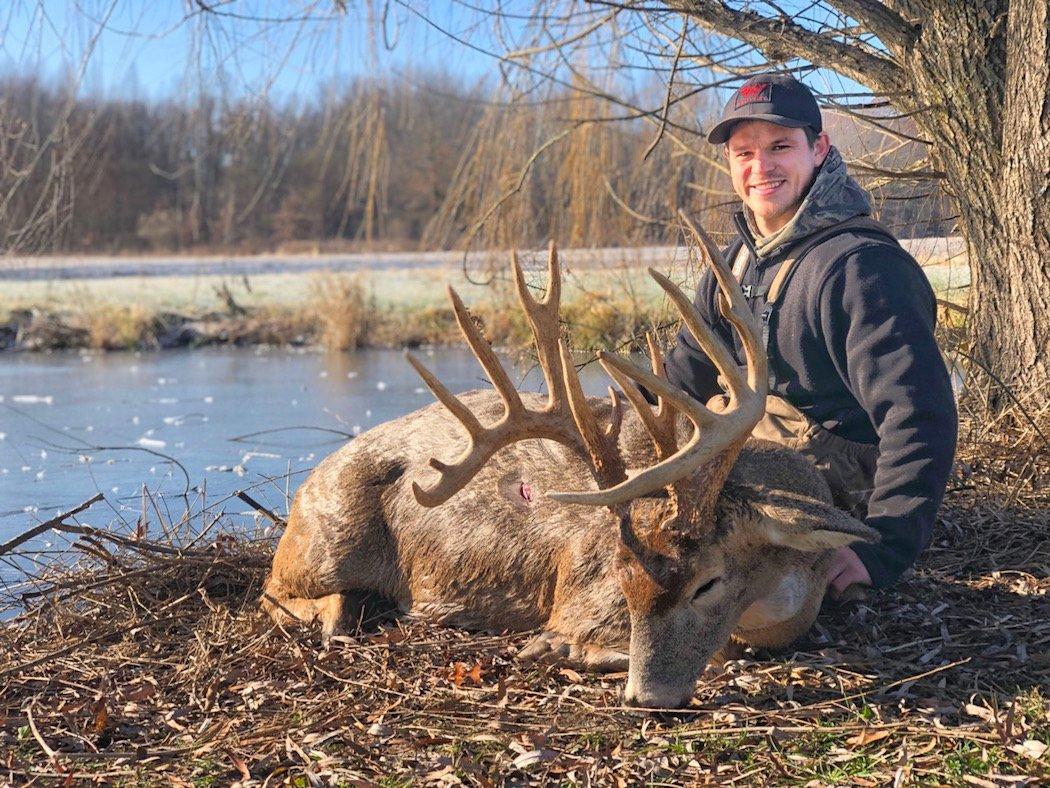 Chase Peters passed this buck as a 160-inch deer the season before he finally tagged it. (Chase Peters photo)