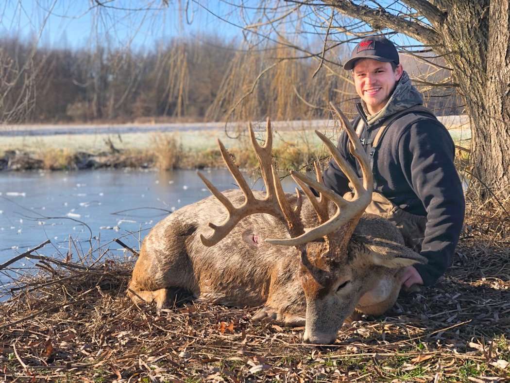 Chase Peters passed this buck as a 160-inch deer the season before he finally tagged it. (Chase Peters photo)