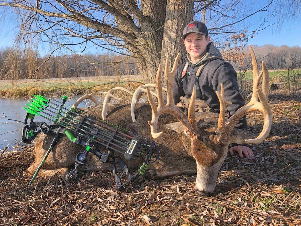 Peters had multiple sets of sheds from this buck. (Chase Peters photo)