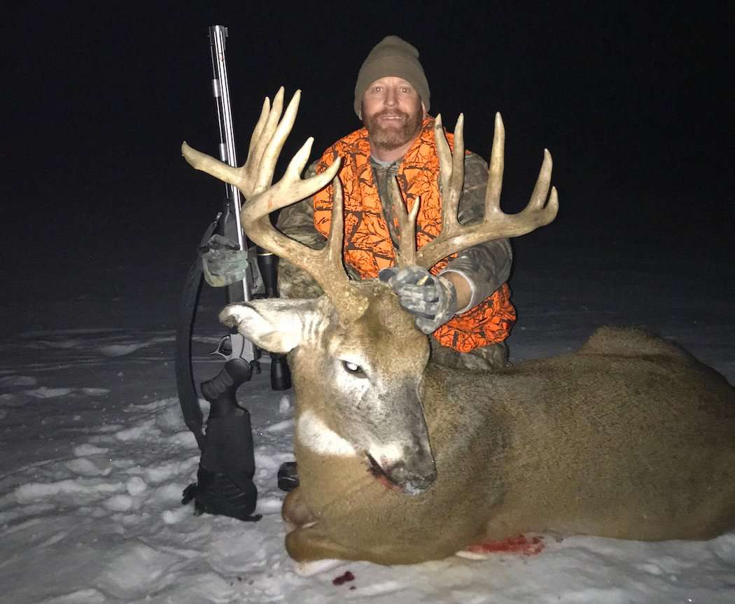 Nebraskan hunter Tyler Collier saw this buck late in November and began targeting it shortly into the state's month-long December muzzleloader season. (Photo courtesy of Tyler Collier)