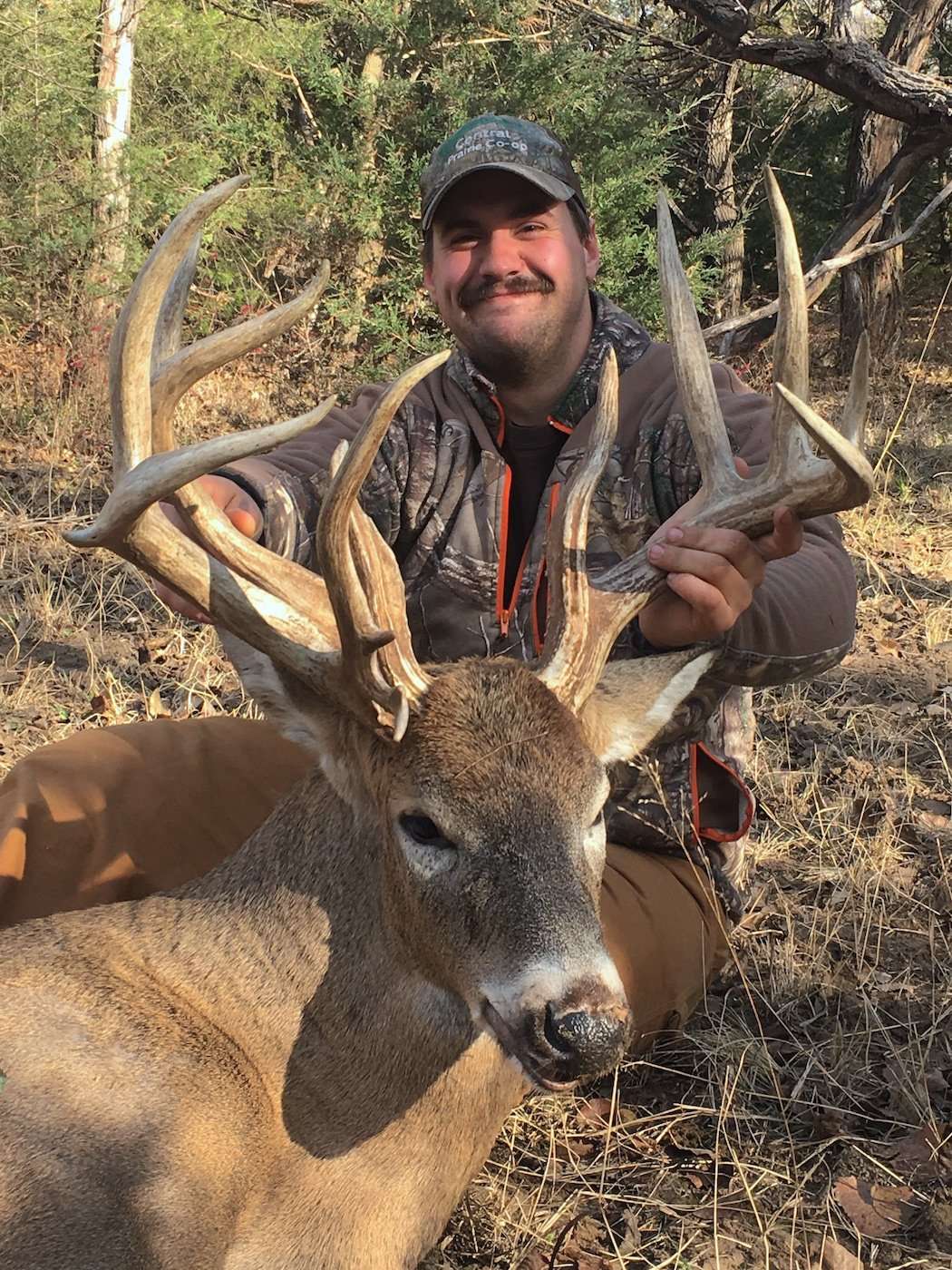 Mason Engel proudly shows off his 2018 Kansas buck. (Mason Engel photo) Mason Engel proudly shows off his 2018 Kansas buck. (Mason Engel photo)