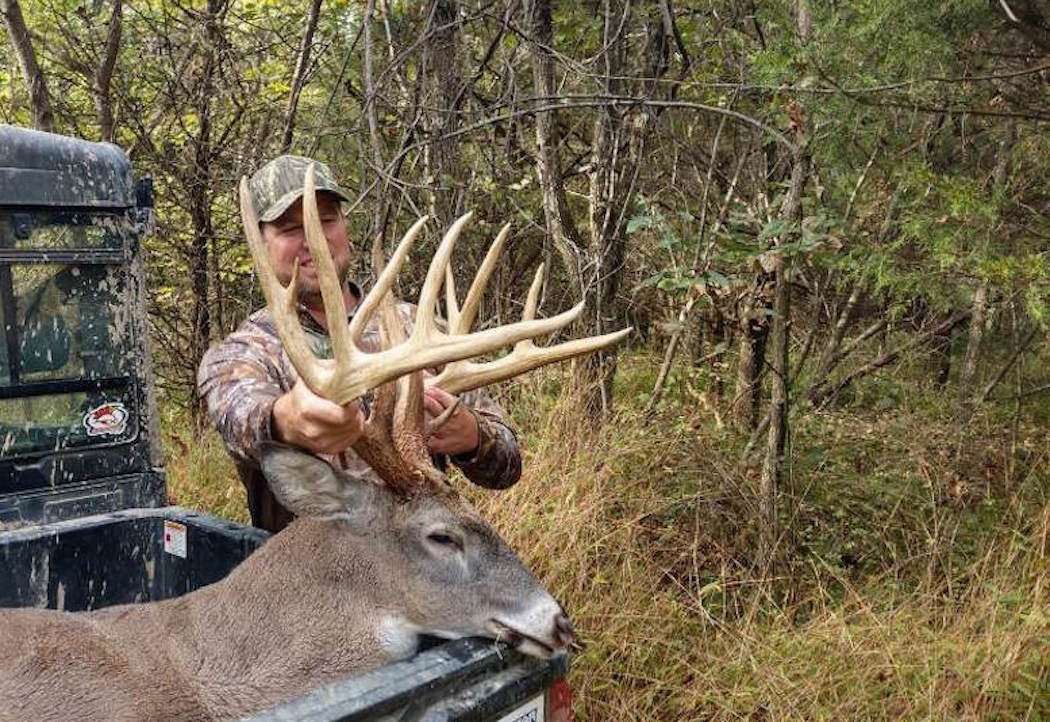 Smith's buck was very impressive, taping out at nearly 200 inches. (Wesley Smith photo)