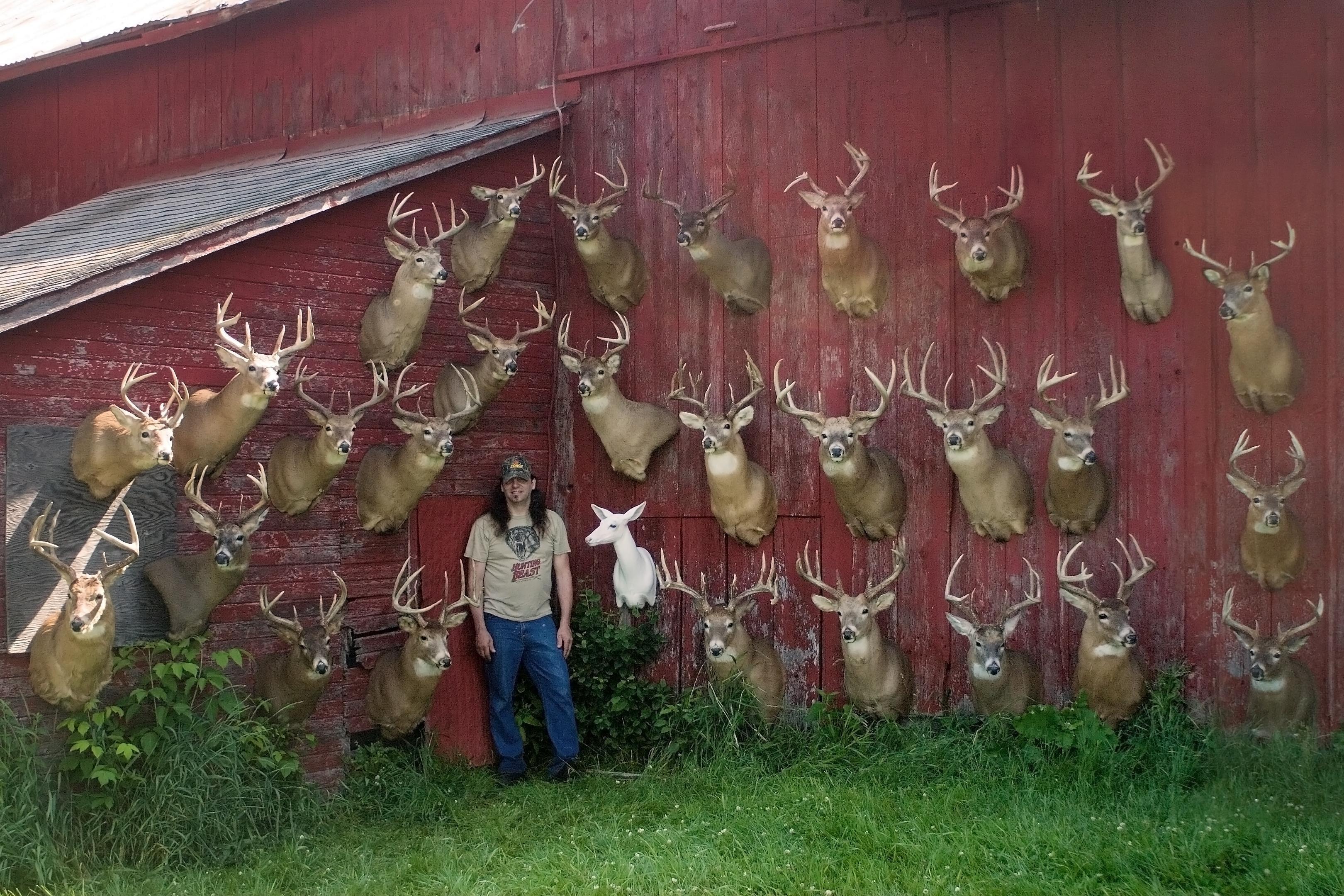 Dan Infalt poses with some of the deer he's tagged. Most of which came off of public land. (Photo courtesy of Dan Infalt)