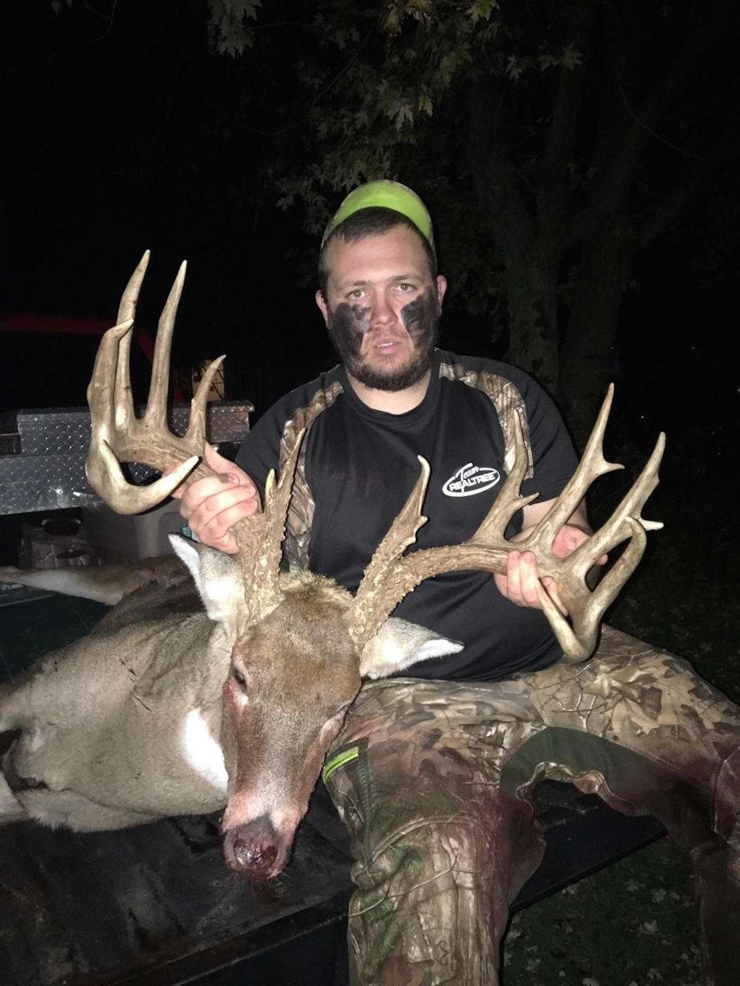 Matt Walton's Ohio season began horribly, with two of his trail cameras being stolen. However, his season turned around November 15 when he arrowed this 192 5/8-inch Buckeye State bruiser. (Photo courtesy of Matt Walton)