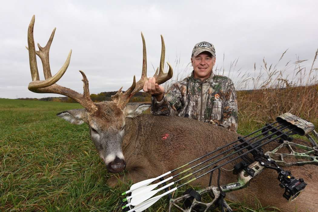 Rich took down this wide buck on October 27, 2016. (Rich Baugh photo)