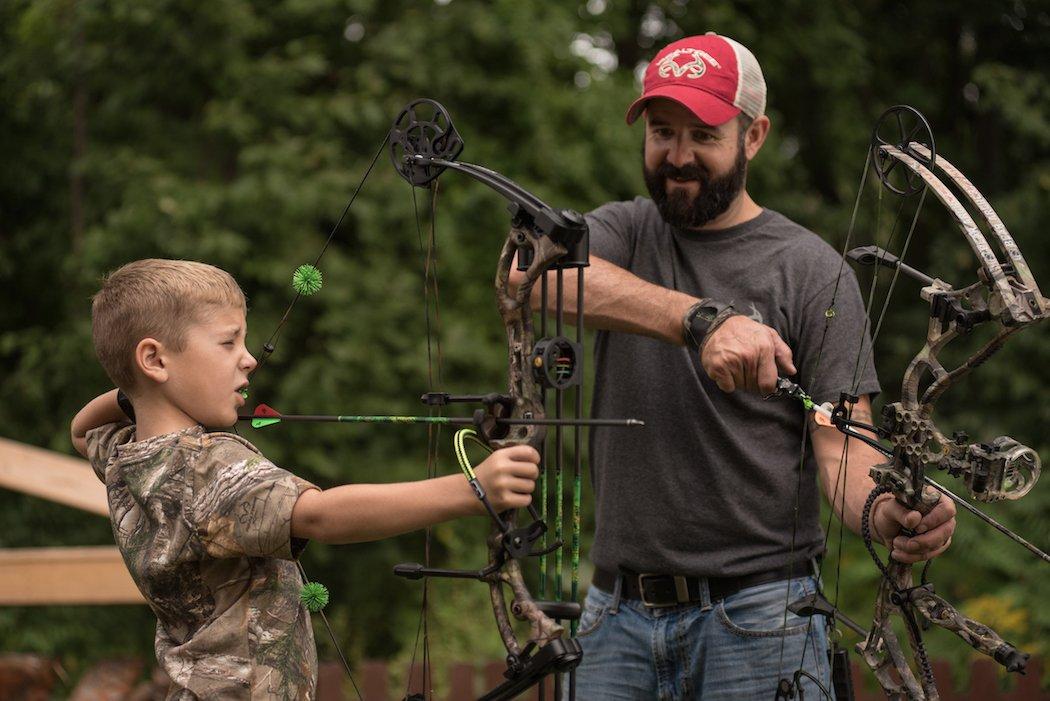 Match the bow to the person. Use kid-friendly archery equipment. (Craig Watson Photography)