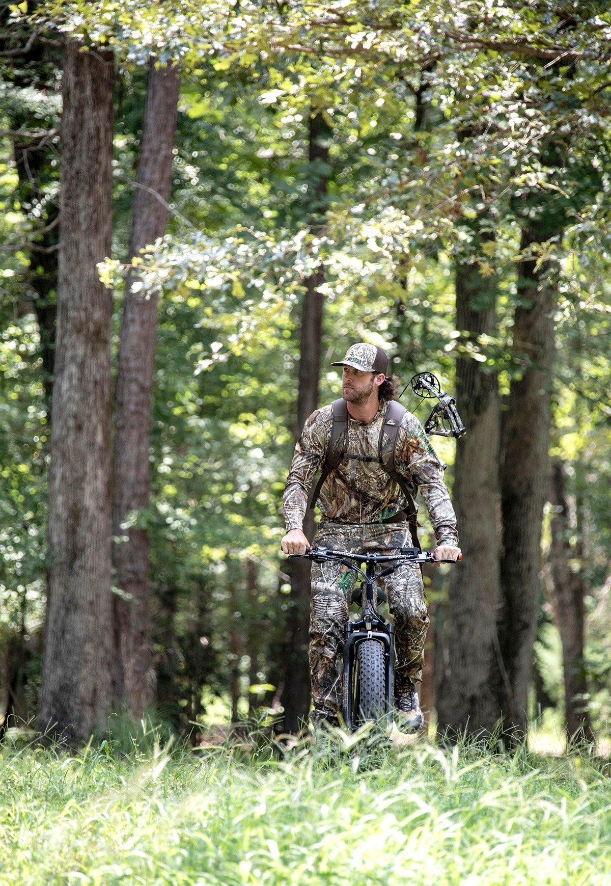 Slip along game trails in spring turkey country to find birds. Image by Realtree 365