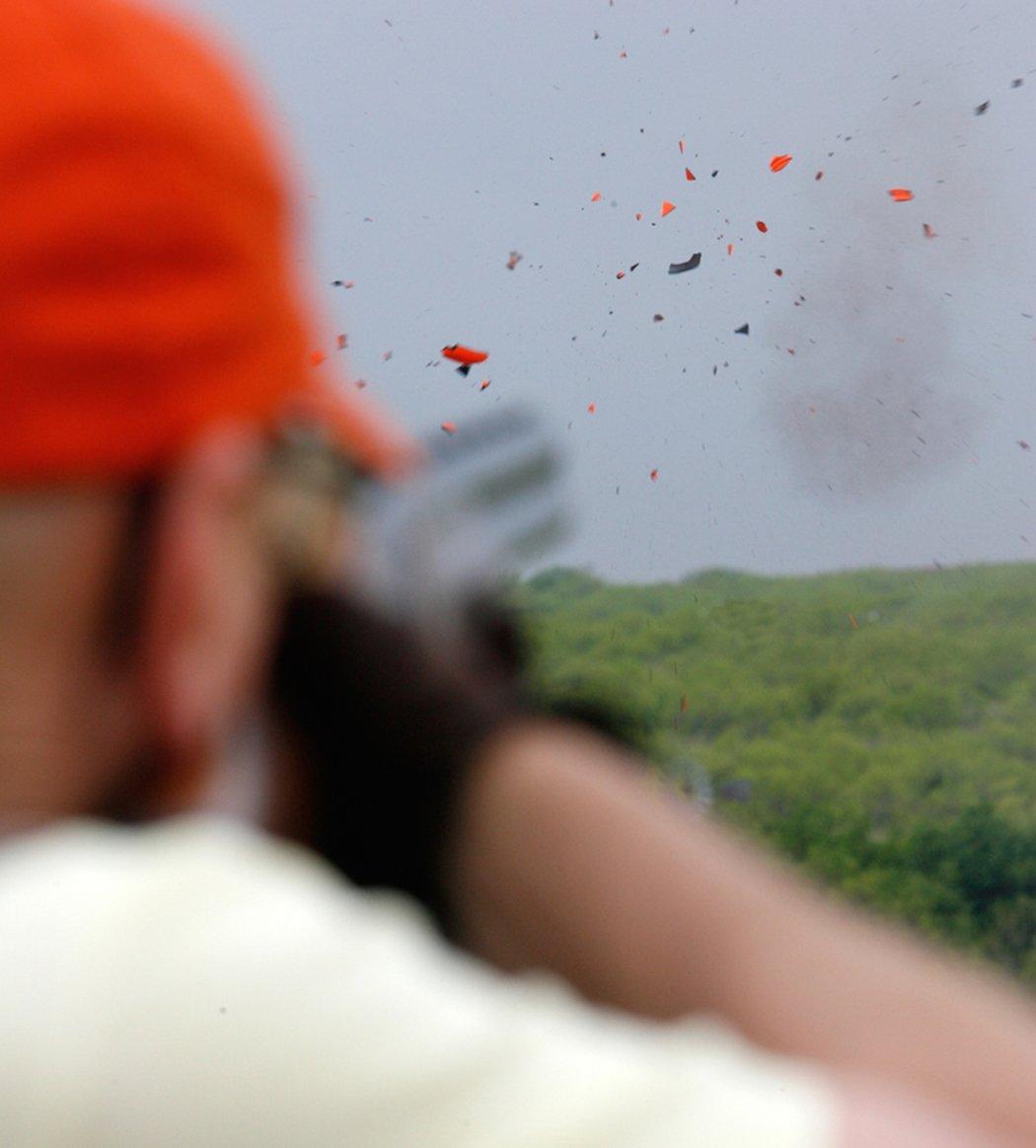 Busting clays isn't hard once you begin to develop the muscle-memory it takes to be successful at it. (Russell Graves photo)