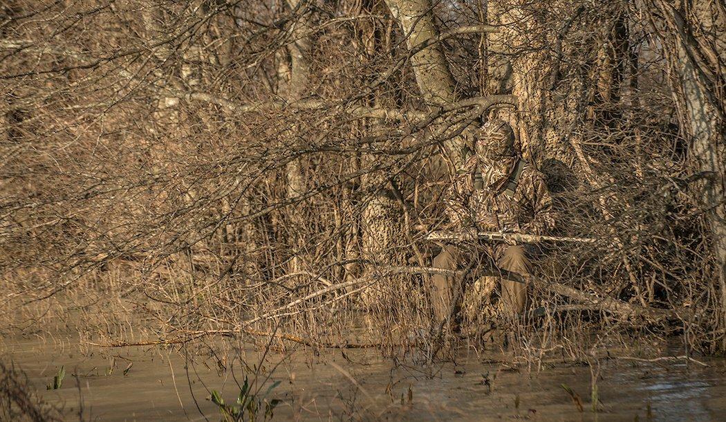 Make sure you blend into the cover surrounding you. Realtree will help with that. (Bill Konway photo)