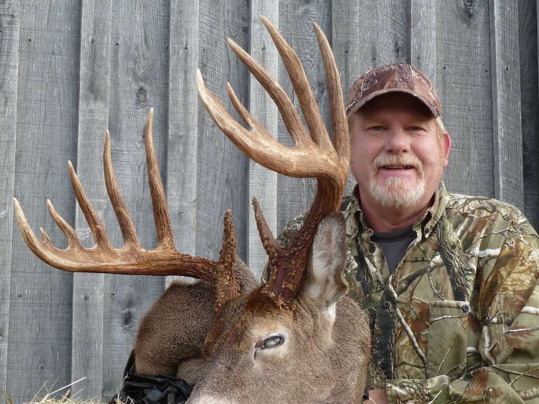 When Andy walked into the woods on the morning of November 24, he really wasn't expecting too much in the way of mature buck activity. But he obviously found some. (Photo courtesy of Andy Cobb)