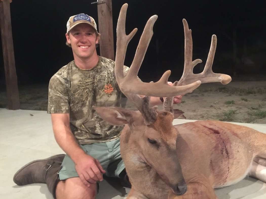 Richardson took this buck on August 15 with a .300 Ultra Mag. (Photo courtesy of Scott Richardson)
