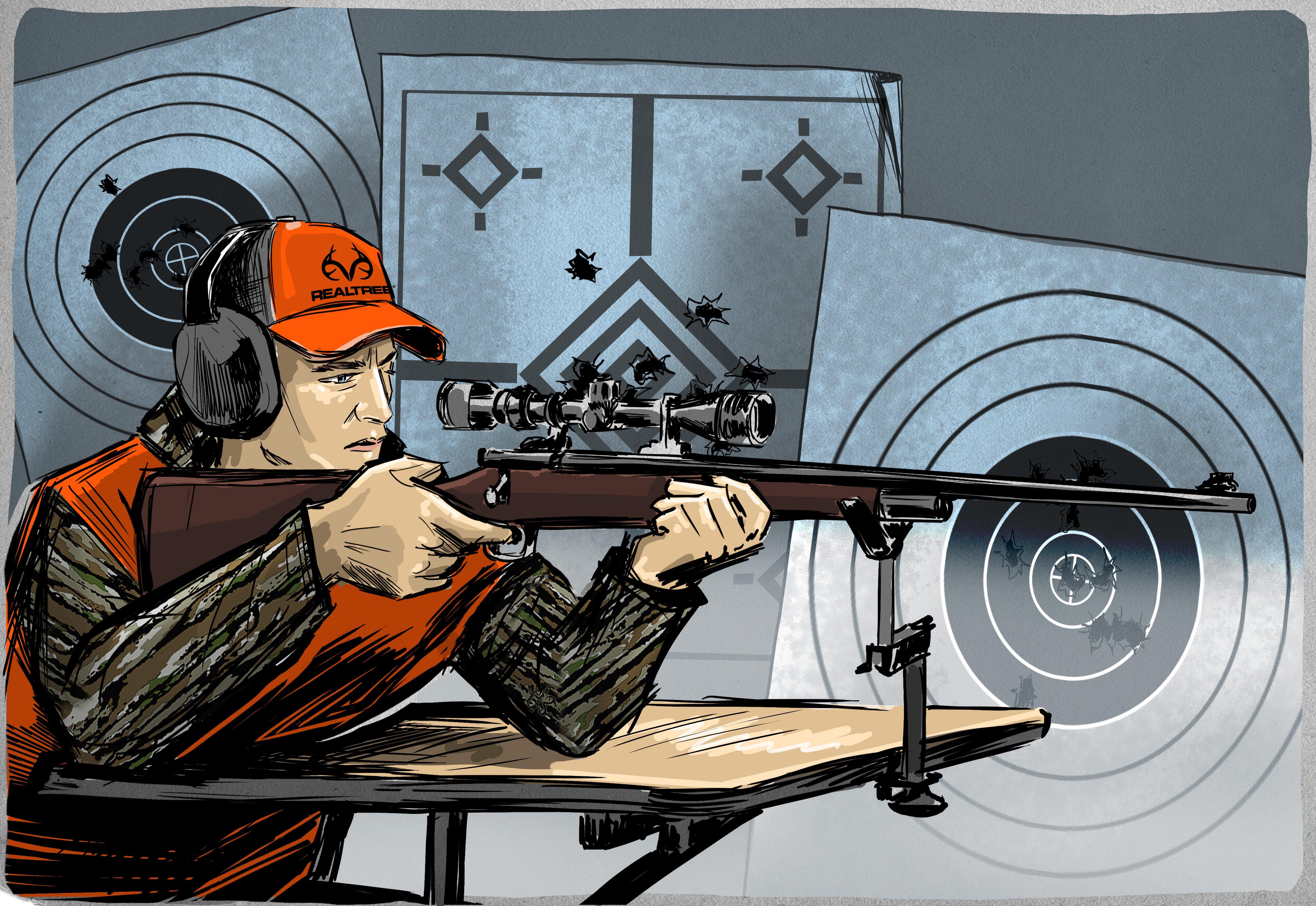 Build your own shooting range. Illustration by Ryan Orndorff