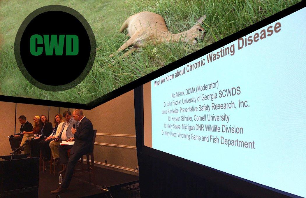 Despite those who foolishly brush CWD under the rug and claim it should be of no concern to you, it is a problem. Above is one of two panels of experts that discussed CWD at the 2017 North American Deer Summit. (Brita Lewis Turbyfill photo)