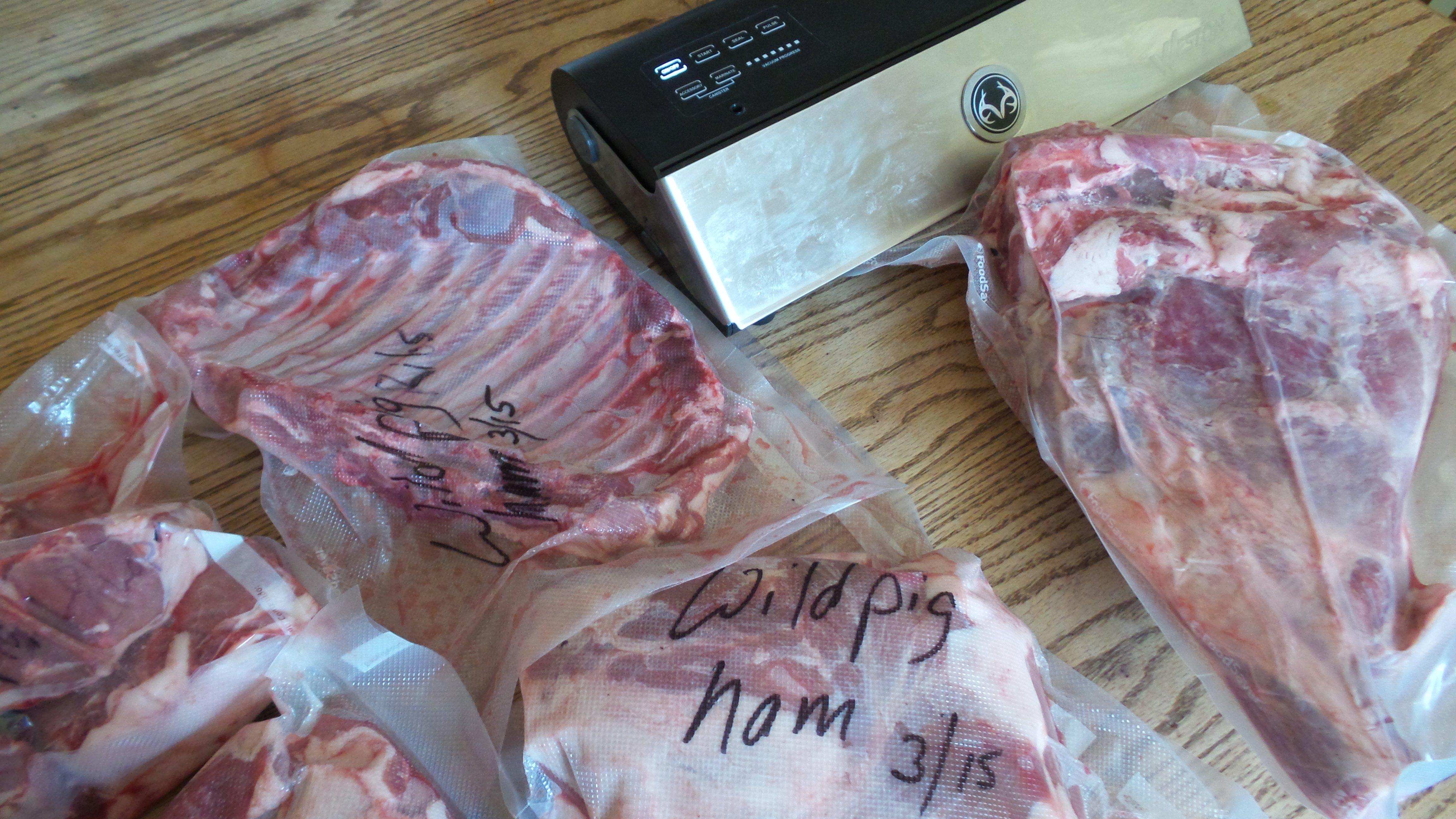A vacuum sealer is the best way to store any type of wild game.