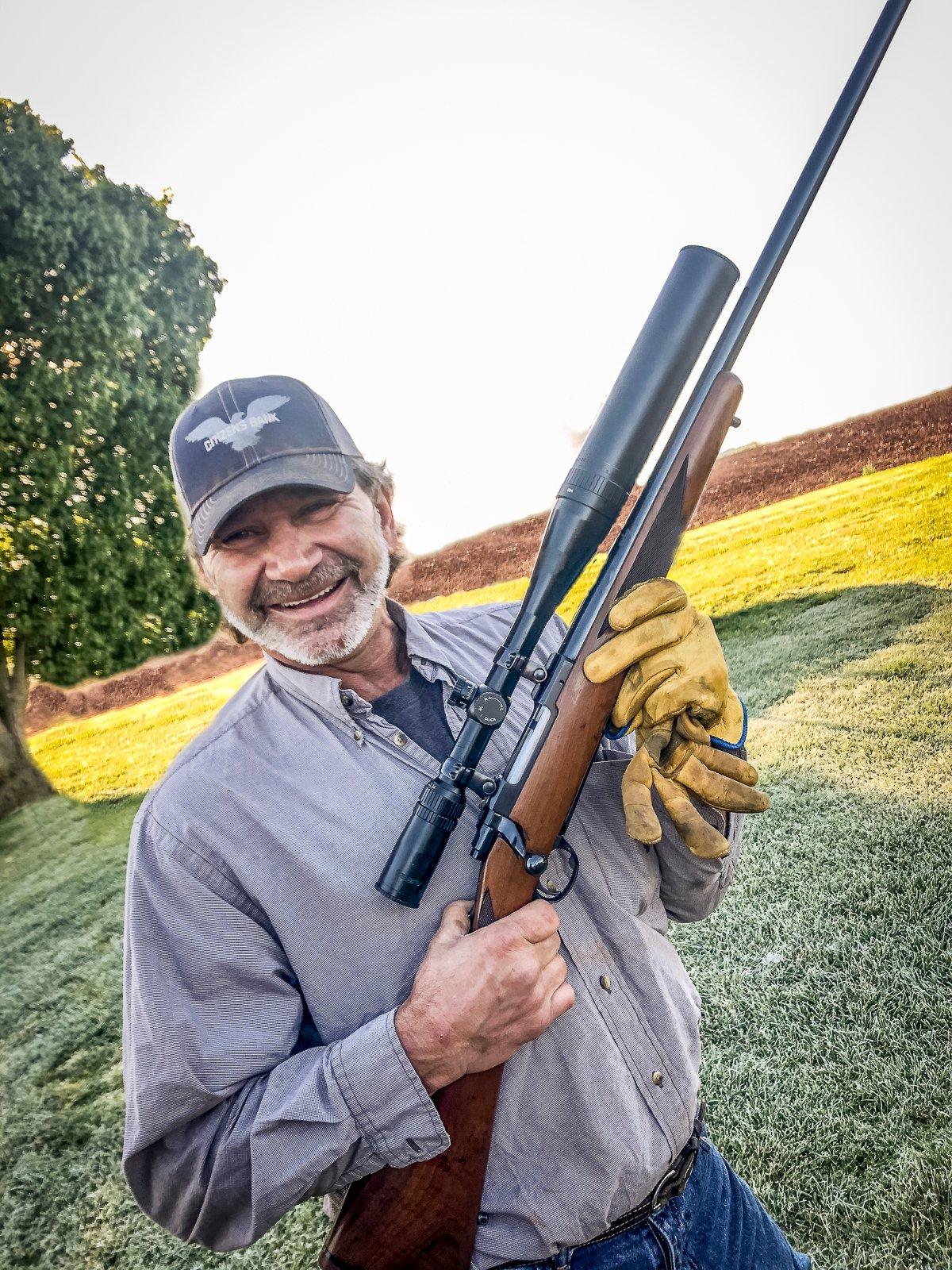 Uncle Robert is the type of guy who puts 28-inch scopes on rifles. (Josh Honeycutt photo)