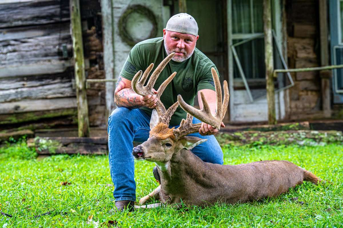 Rocco Besednjak arrowed this great Kentucky buck on opening day. Image courtesy of Rocco Besednjak