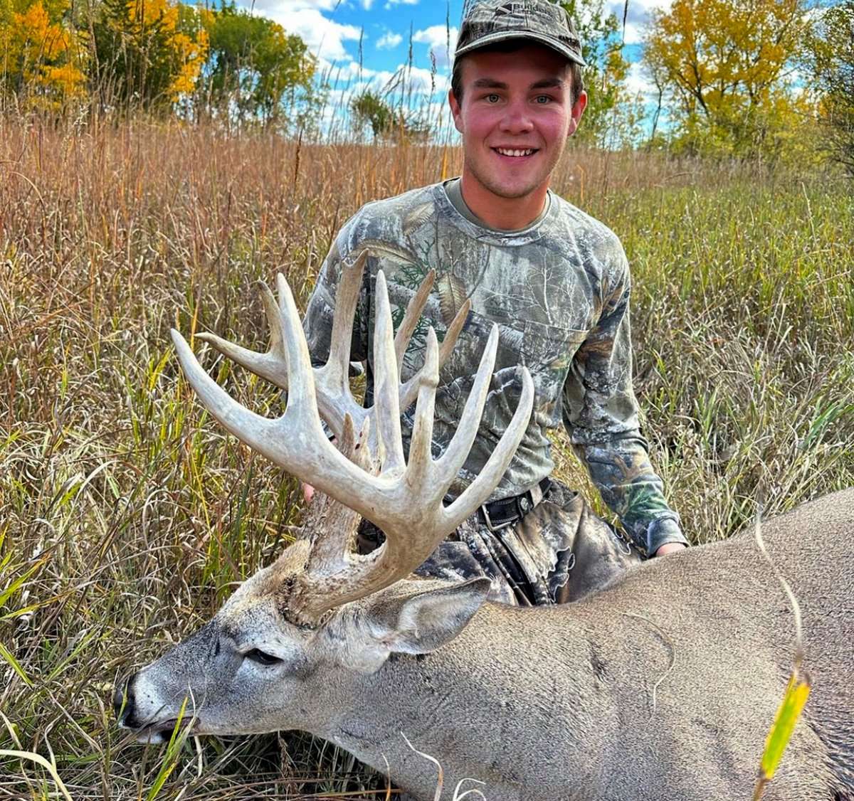 With points going everywhere, this buck scored an impressive 190 1/8 inches. Image courtesy of Ronald Even