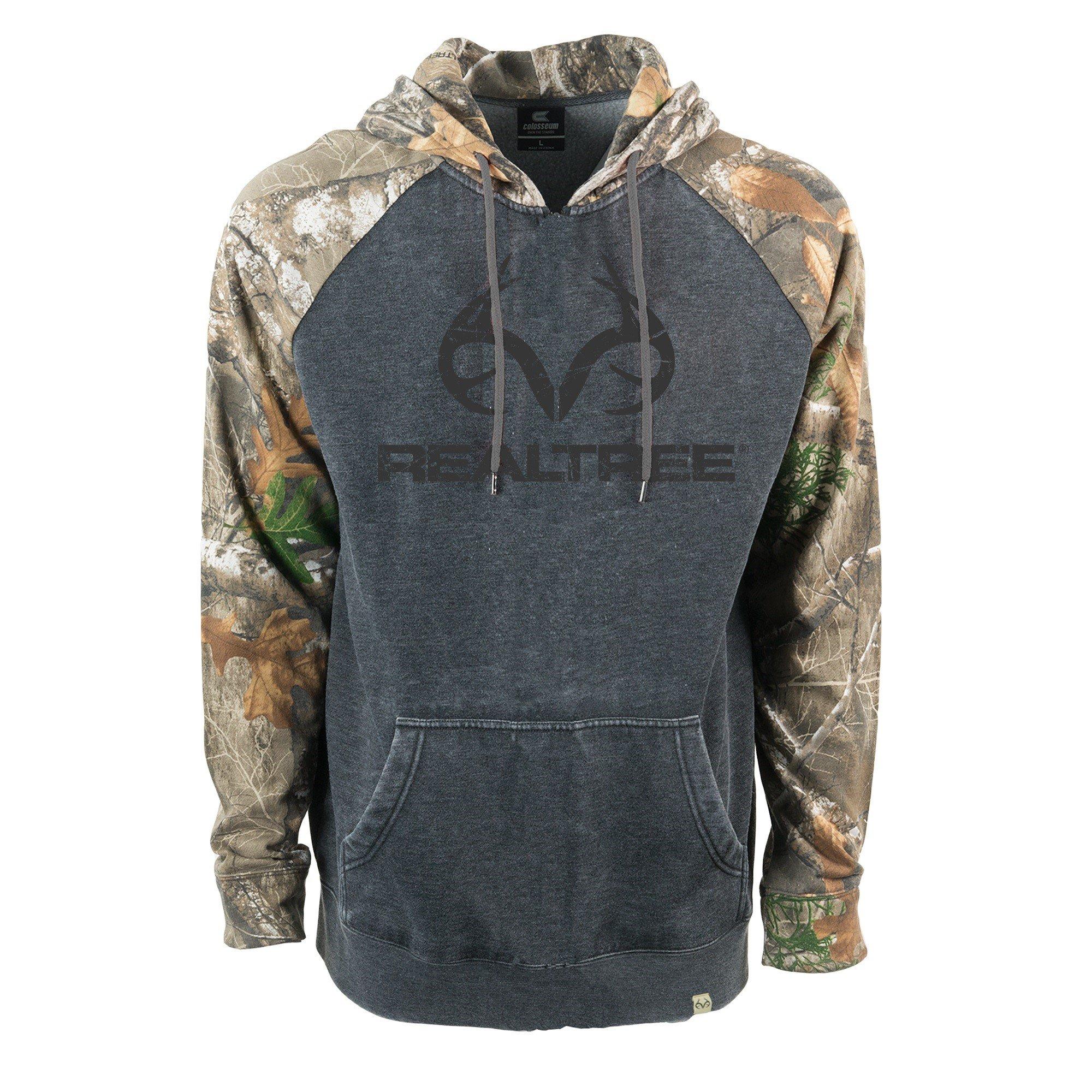 Men's Realtree Shadow Pull-Over Hooded Fleece