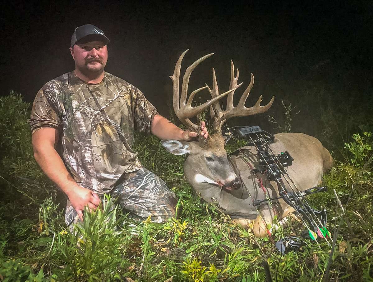 Ryan Carrier's buck sported 19 scoreable points, and two more that were just shy of being tallied. (Ryan Carrier photo) Ryan Carrier's buck sported 19 scoreable points, and two more that were just shy of being tallied. (Ryan Carrier photo)