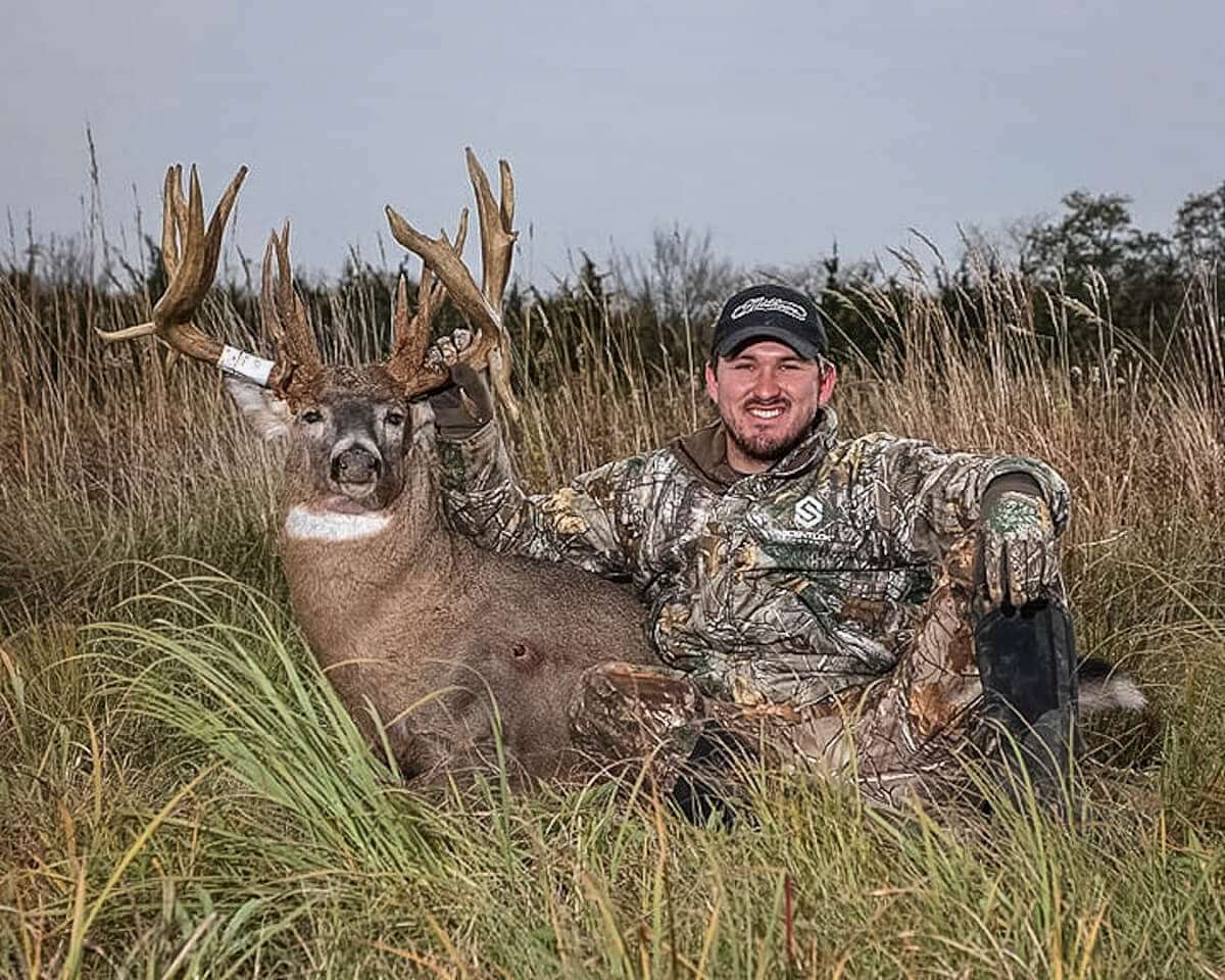 That's 260 inches of whitetail bone. And it might just be the biggest free-range deer of the season. (Jacob Darbyshire photo)