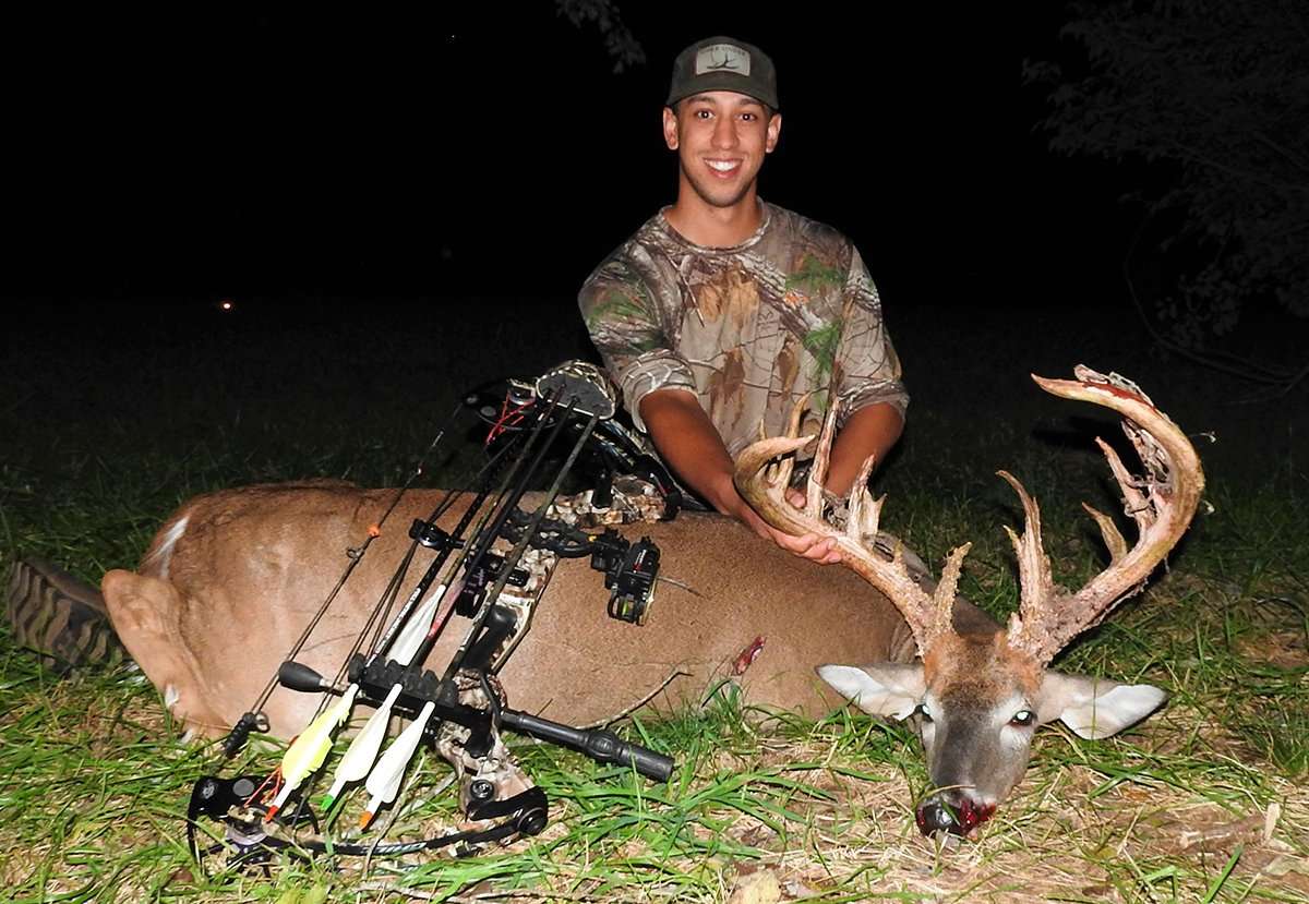 Tory Pegg shook North Carolina earlier this season by taking what could be the next archery state record whitetail. (Tory Pegg photo)