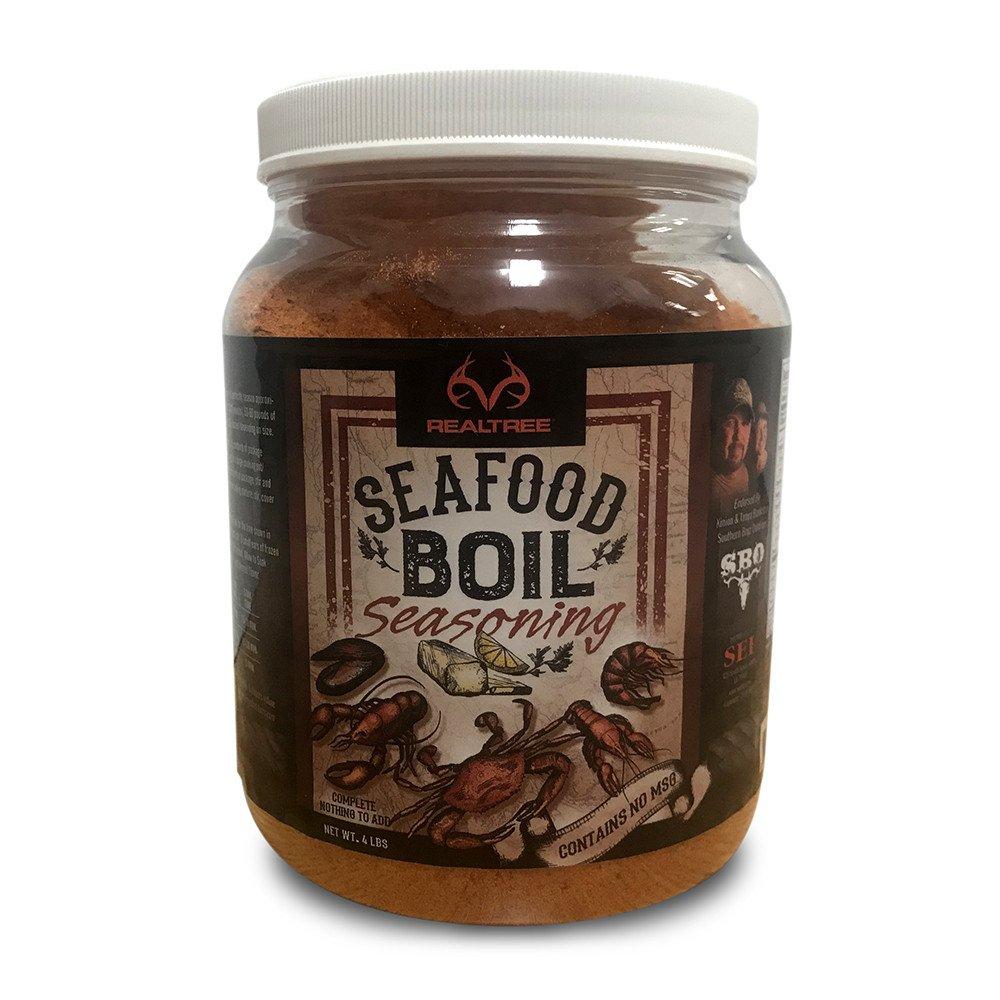 Realtree Seafood Boil comes in a handy 4 pound jar.