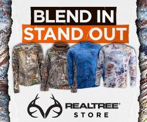 Shop Realtree hoodies, shirts, and gear to stand out and blend in