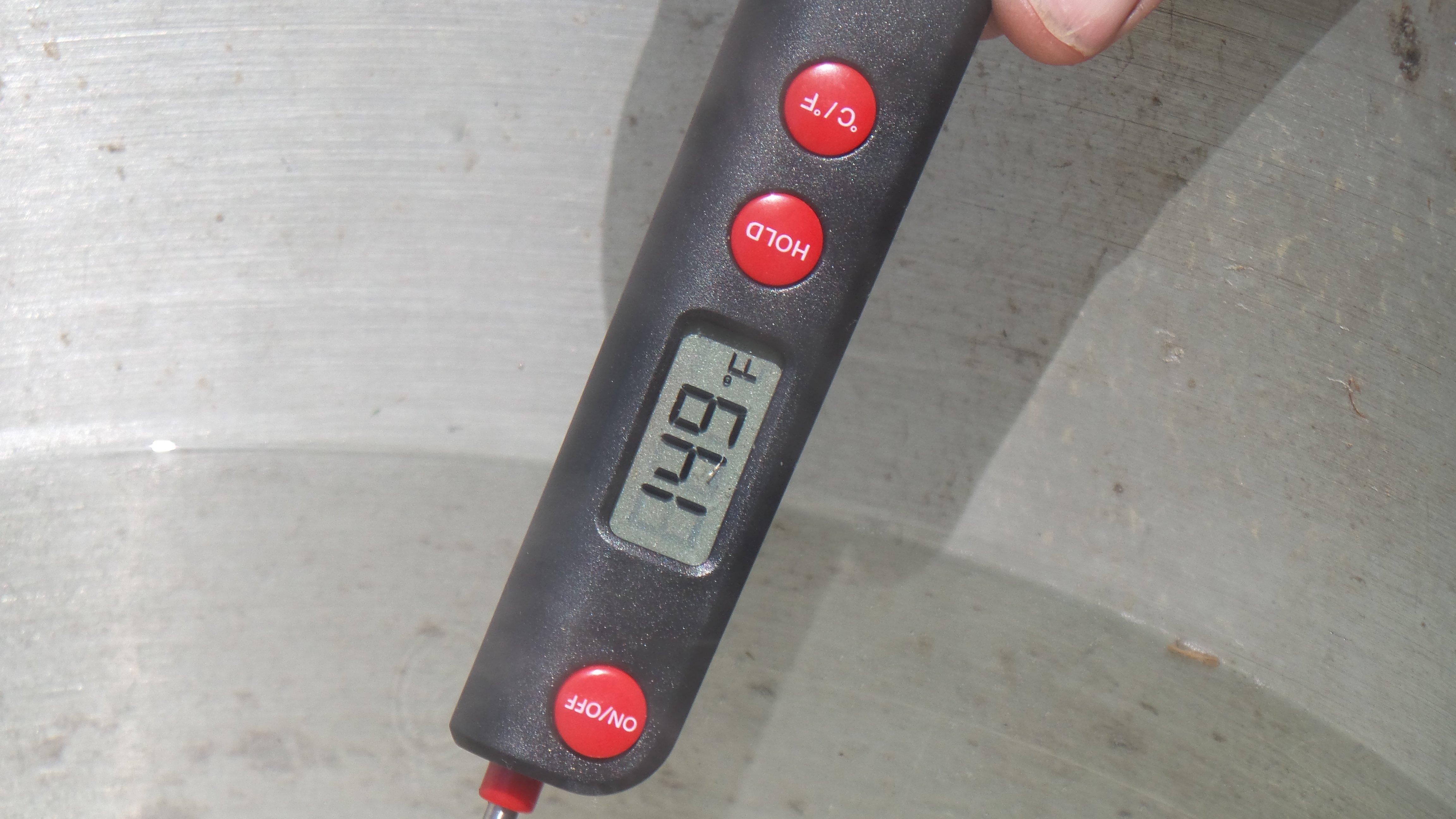 Heat the water to a temperature of 145 to 150 to loosen the feathers without cooking the skin.