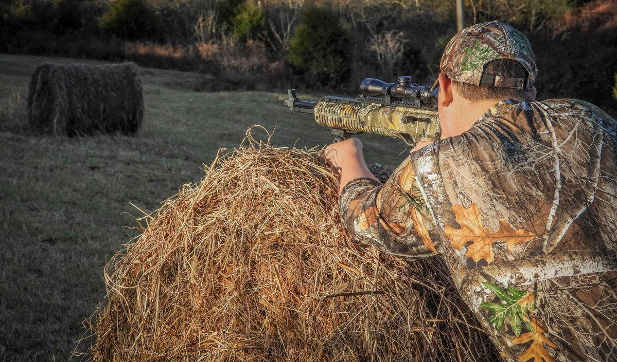 Luckily for most of us, summertime coyote hunting is about as much fun as you can have in the woods. It combines the challenge of turkey calling with wind and scent control considerations that would make a deer hunter proud. © Michael Pendley photo