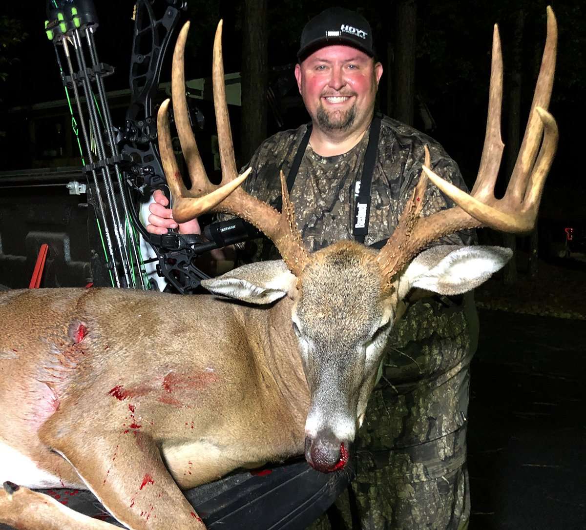Pimple Hill doesn't have the prettiest ring, but T-Bone's buck sure is a beauty. 