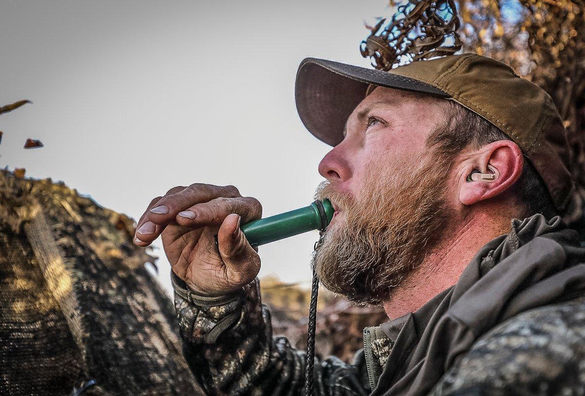 It doesn't take the noise from a firearm to cause damage. Repetitive loud noises like duck calls or boat motors can damage hearing over time. Image by Tetra Hearing