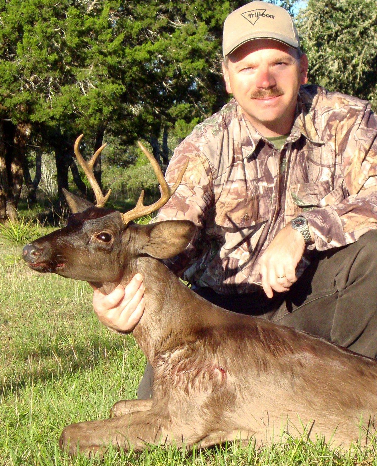 Very few hunters have a chance to harvest a melanistic deer. It's truly a once-in-many-lifetimes opportunity. Image courtesy of Eddie Stevenson