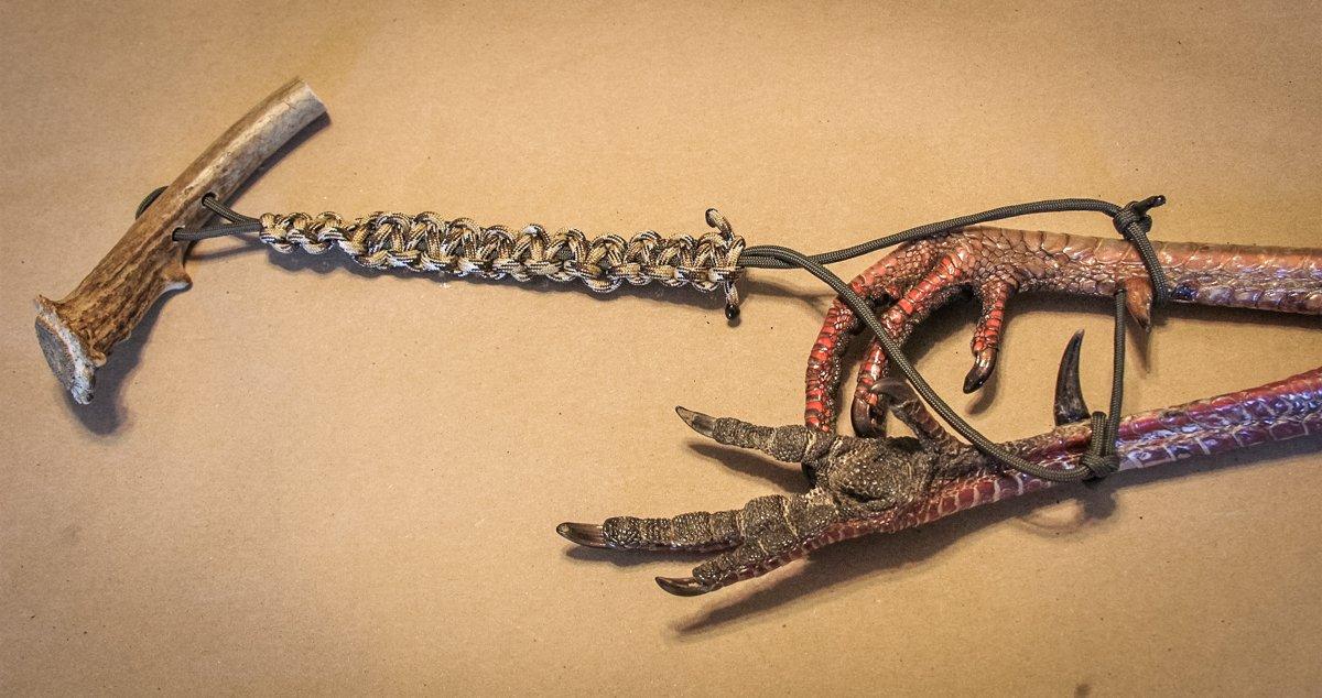 how to make a paracord turkey tote