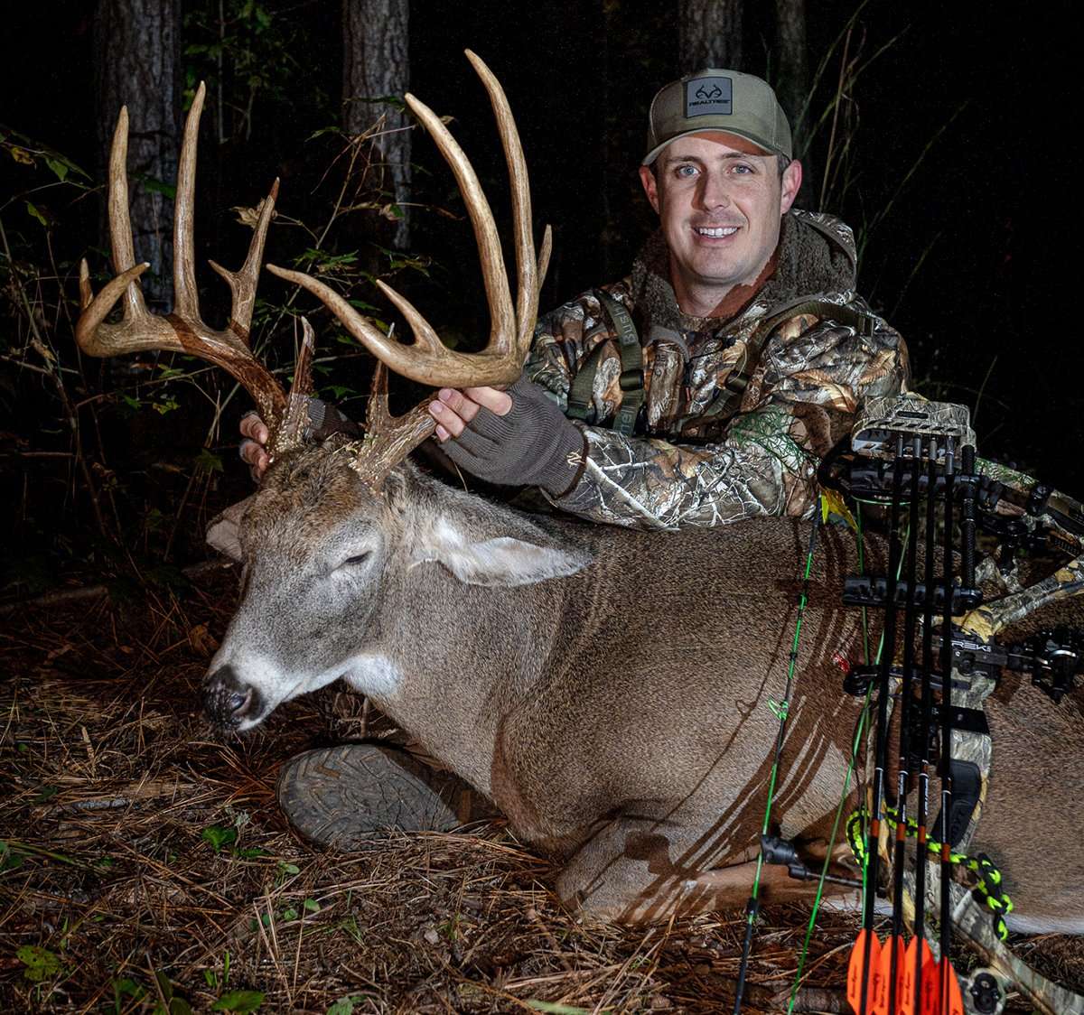 Jordan's tall buck scores 166-2/8 inches. Image by Realtree Media