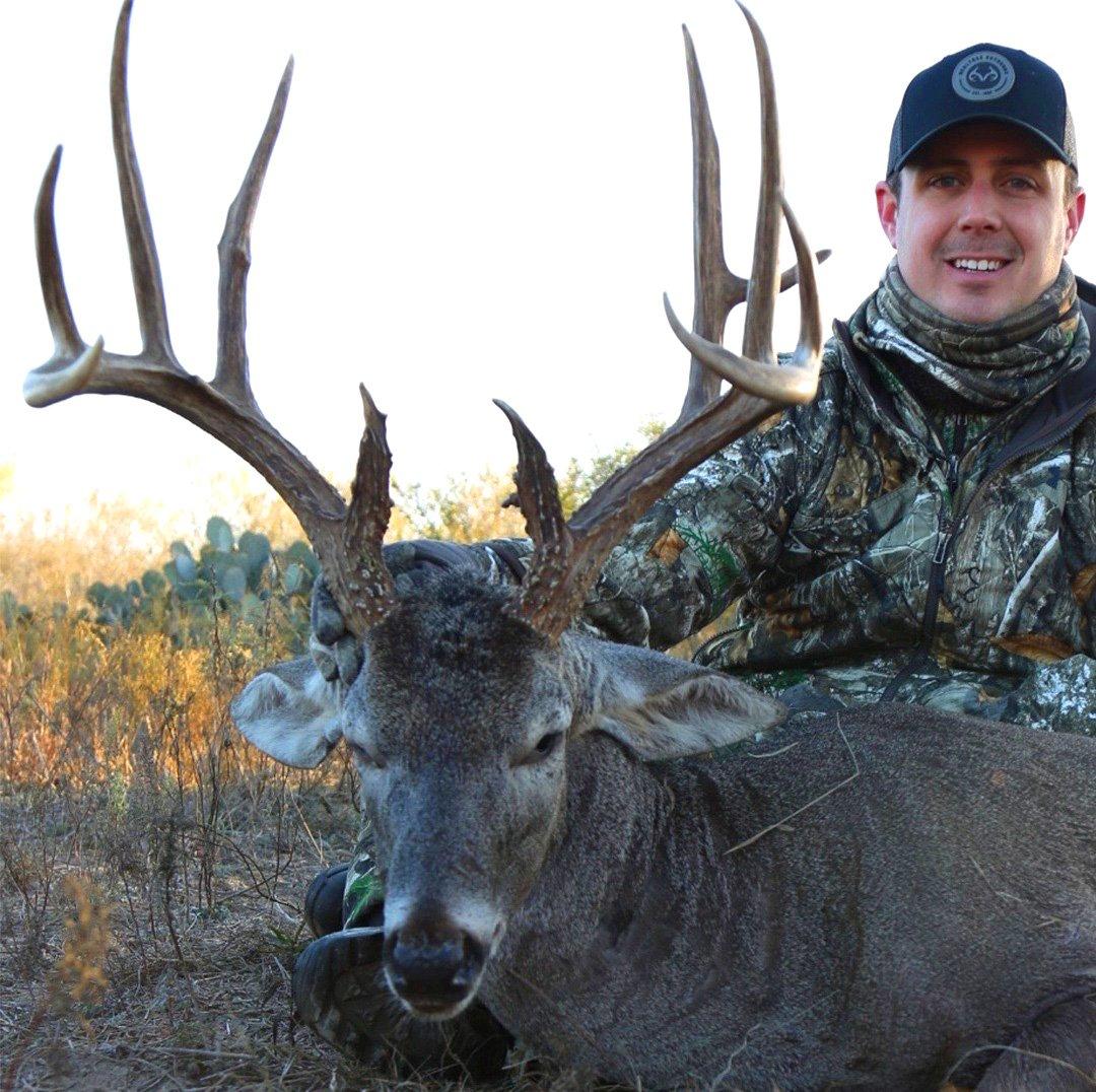 Tyler Jordan poses with a big Texas buck. (Realtree photo)