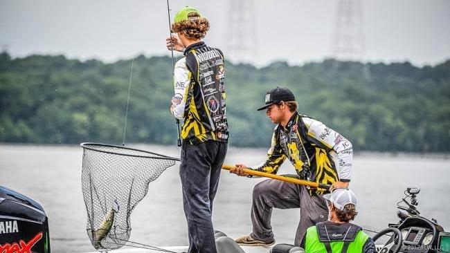 Mason Waddell and Cal Culpepper are new partners on the Harris County High School Fishing Team. Photos by Andy Hagedon and Dawn Culpepper