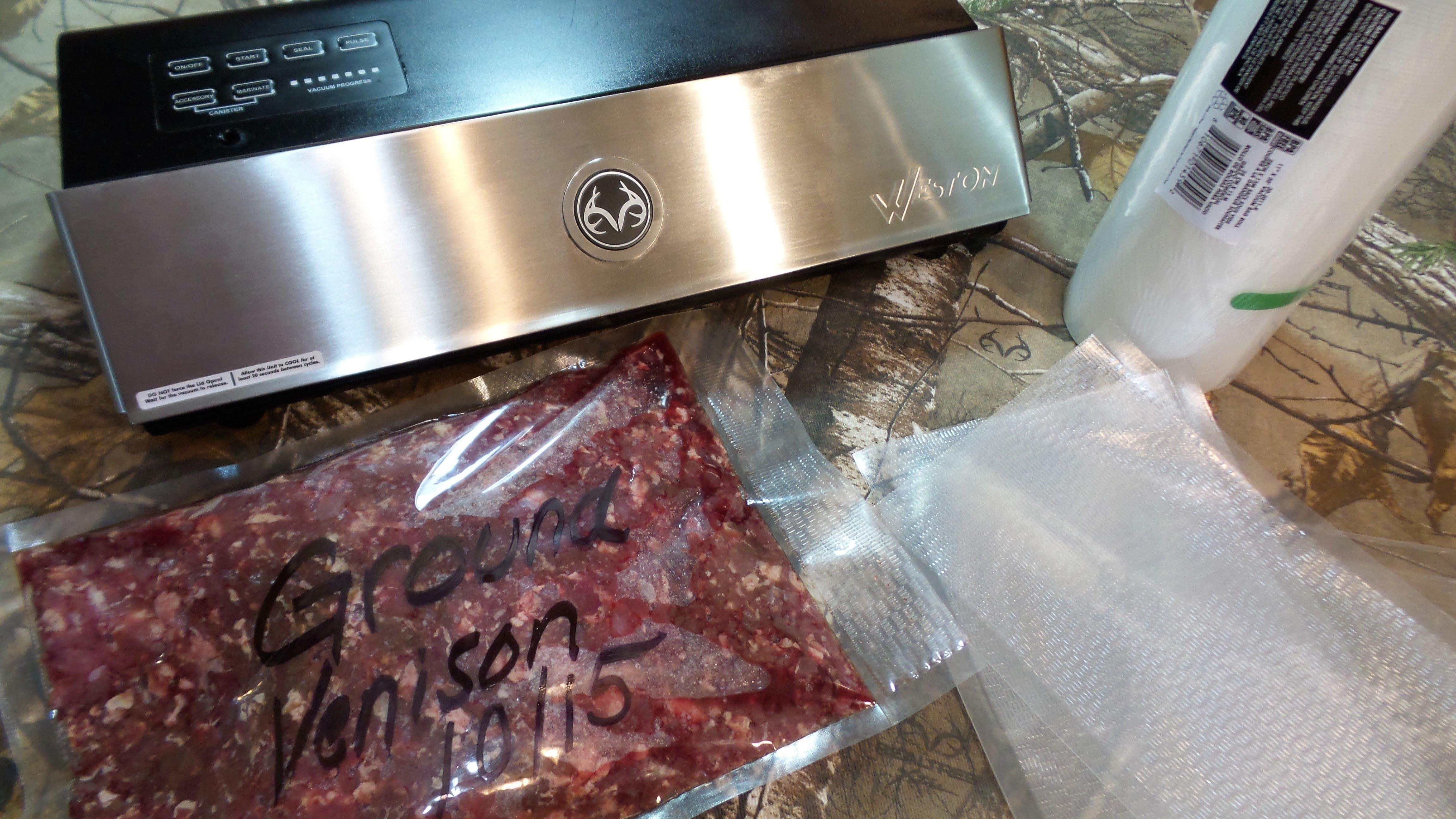 Ground Meat Bags Wild Game Freezer Refrigeration Freezing Hunting