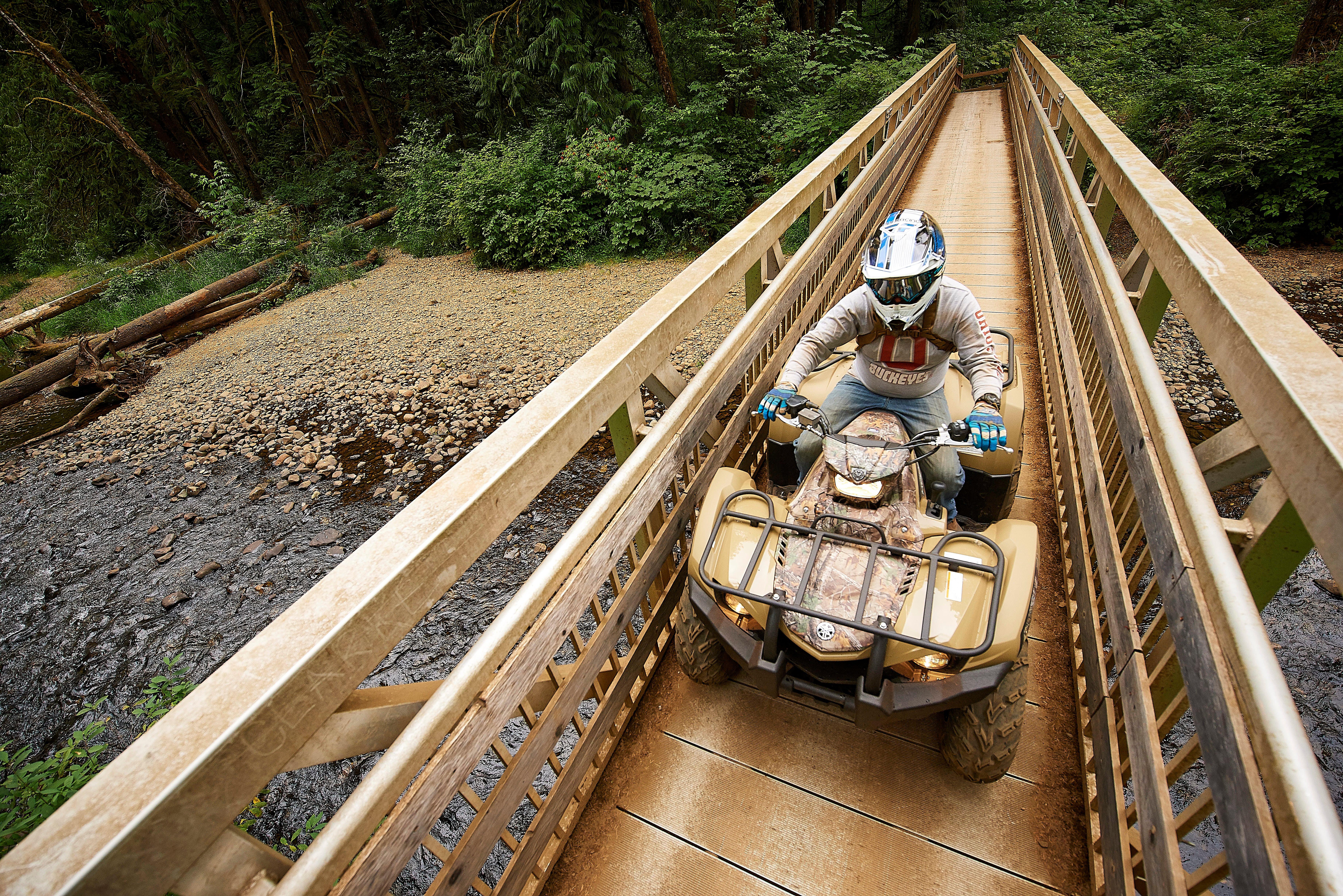 Tight Squeeze on the Kodiak 450.