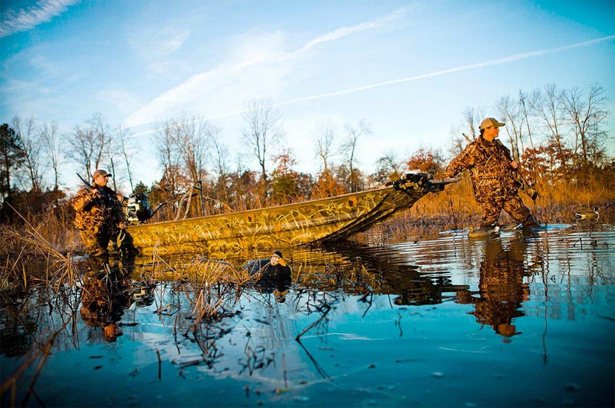 Do you hunt timber? Big water? The definition of a perfect duck boat varies by the conditions hunters face. Photo © War Eagle Boats