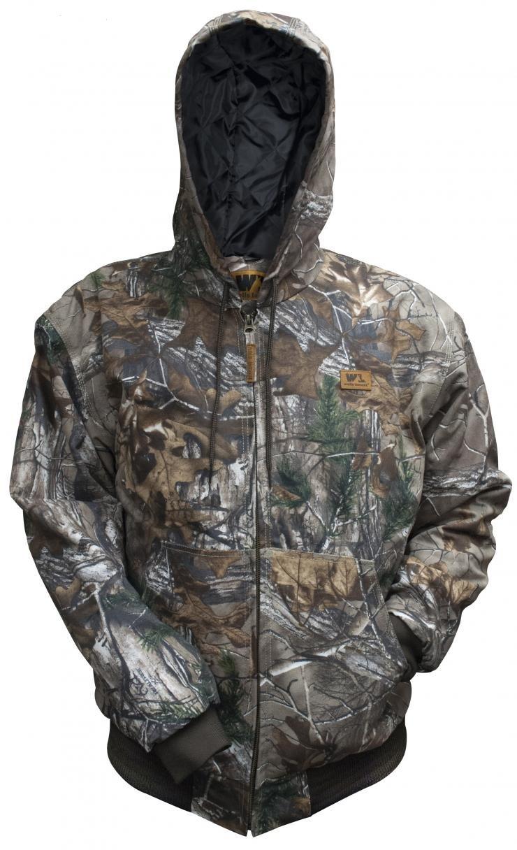 Wells Lamont Quilt-Lined Canvas Jacket in Realtree Xtra