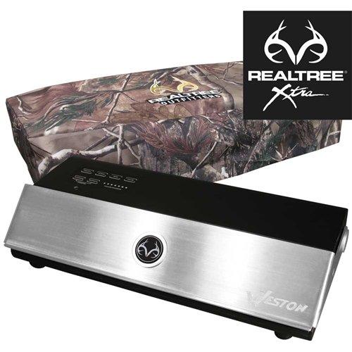 The Weston Realtree Vacuum Sealer will keep your meat fresh for twice as long as paper wrapped game.