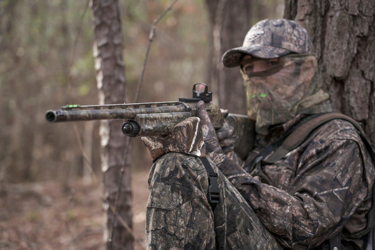 Realtree's Phillip Culpepper, set up on a gobbler. (© Realtree photo)