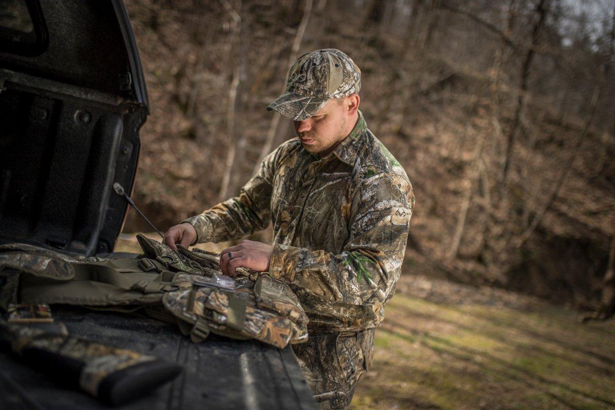 You've found some turkeys and your vest's gear can help kill one. © Bill Konway photo