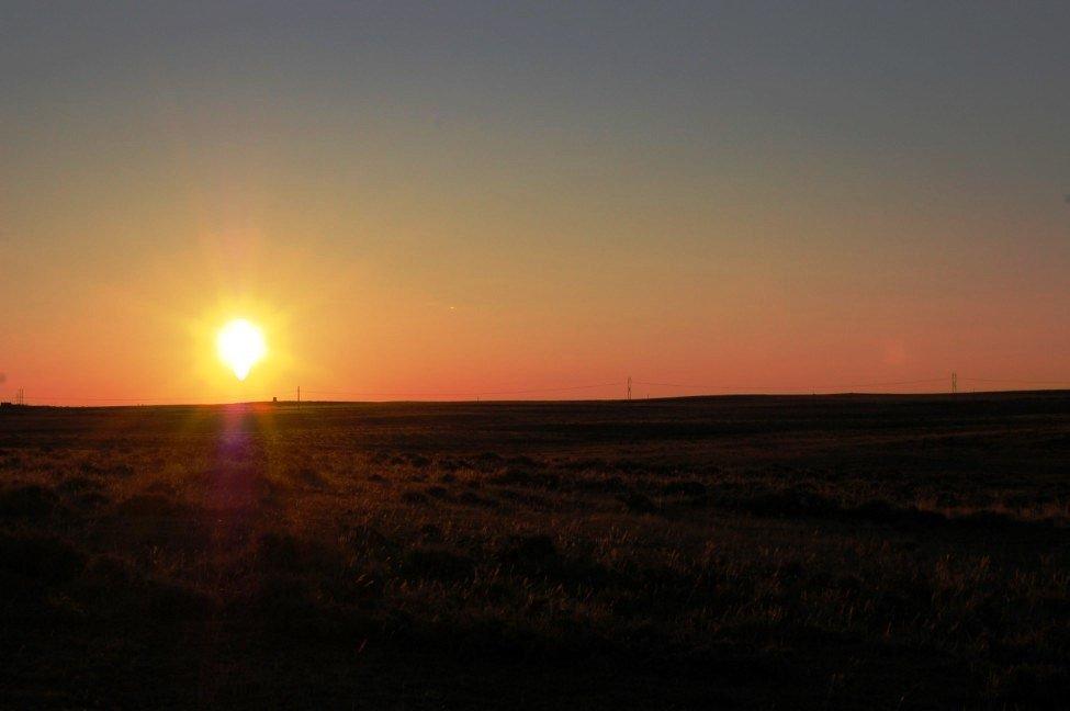 Wyoming Pronghorn Hunt Sunset