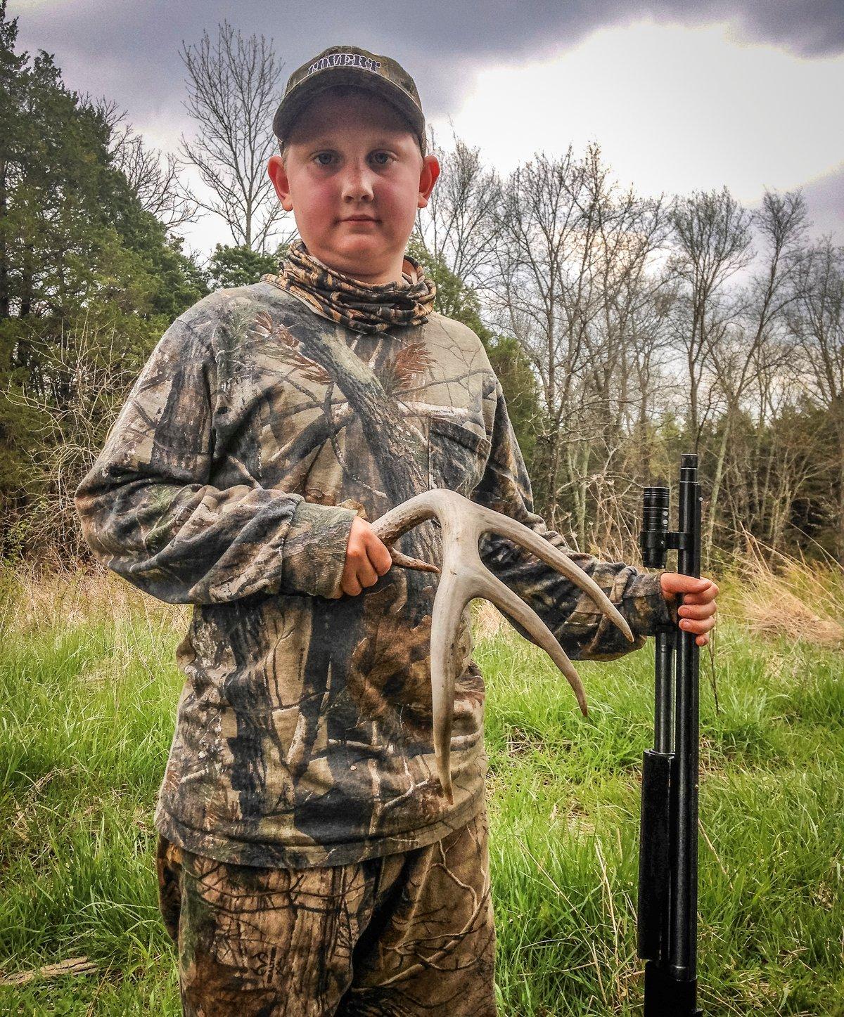 Finding a shed antler or two makes for a pretty nice trophy. © Michael Pendley photo