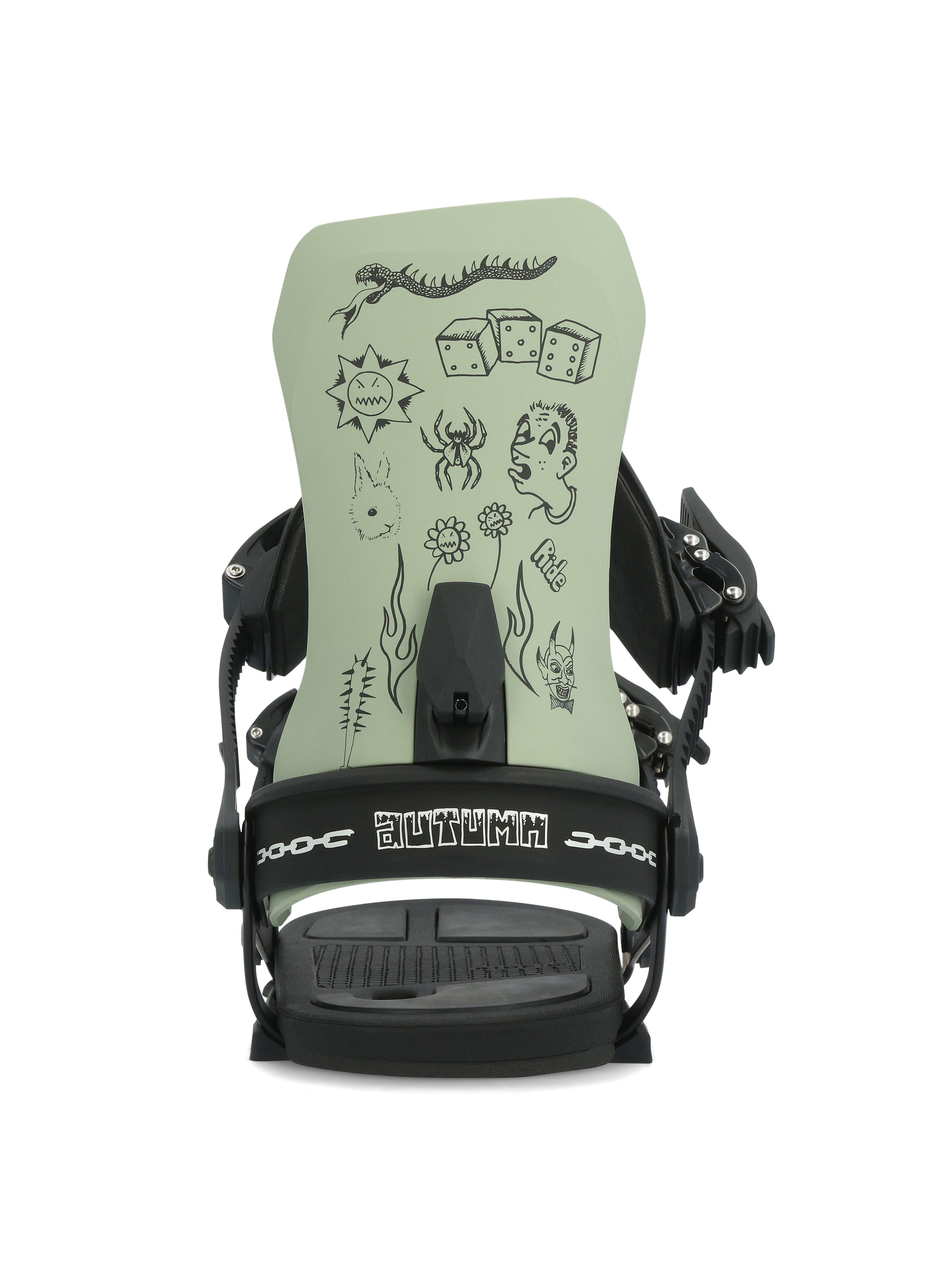 RIDE x AUTUMN A9 スノーボードビンディング M 美品 2024 RIDE x AUTUMN A9 スノーボードビンディング M 美品 2024 Ride